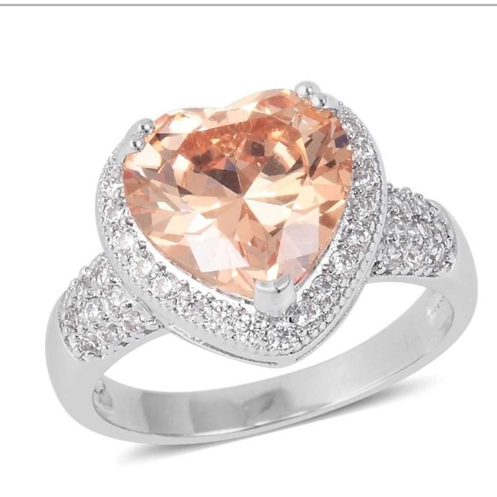 Champagne Heart Ring‎